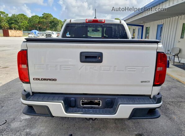 1GCGSCEA6M1290076 2021 CHEVROLET COLORADO White Vista trasera