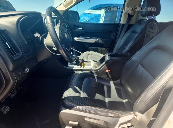 1GCGSCEA9M1143752 2021 CHEVROLET COLORADO Белый Вид салона спереди