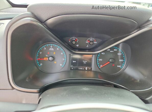 1GCGSCEAXN1299767 2022 CHEVROLET COLORADO White Вид щитка приладів