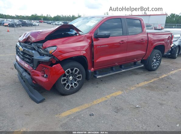 1GCGSCEC5P1140949 2023 CHEVROLET COLORADO Красный Передняя левая четверть