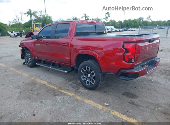 1GCGSCEC5P1140949 2023 CHEVROLET COLORADO Красный Задняя левая четверть