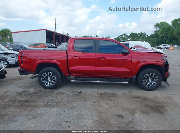 1GCGSCEC5P1140949 2023 CHEVROLET COLORADO Красный Вид задней части салона