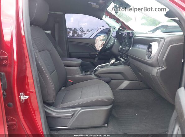 1GCGSCEC5P1140949 2023 CHEVROLET COLORADO Красный Вид салона спереди
