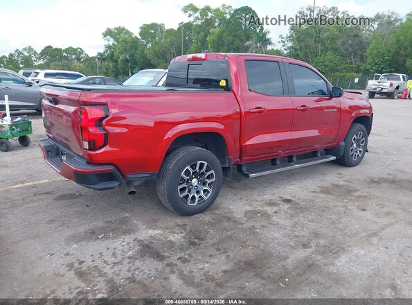 1GCGSCEC5P1140949 2023 CHEVROLET COLORADO Красный Задняя правая четверть