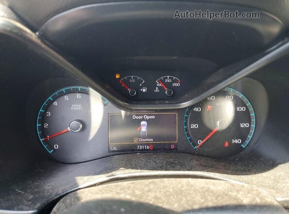 1GCGSCEN0K1118786 2019 CHEVROLET COLORADO Синий Вид щитка приборов