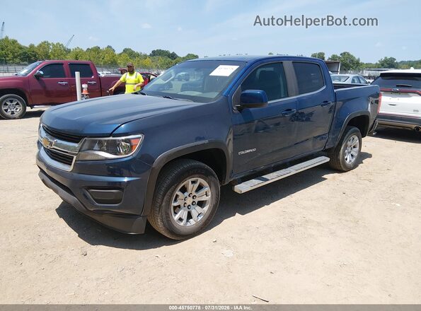 1GCGSCEN0K1284497 2019 CHEVROLET COLORADO Blue Առջևի ձախ երեք քառորդ տեսարան