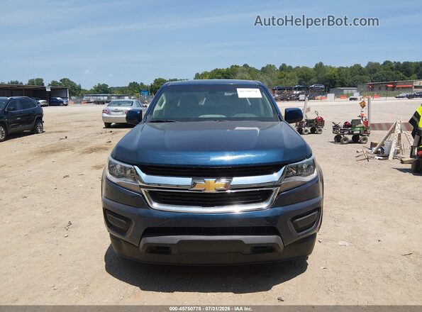 1GCGSCEN0K1284497 2019 CHEVROLET COLORADO Blue Սարքավորումների վահանակի տեսք