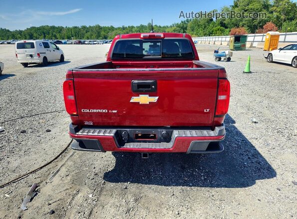 1GCGSCEN1L1107877 2020 CHEVROLET COLORADO Red Вид ззаду
