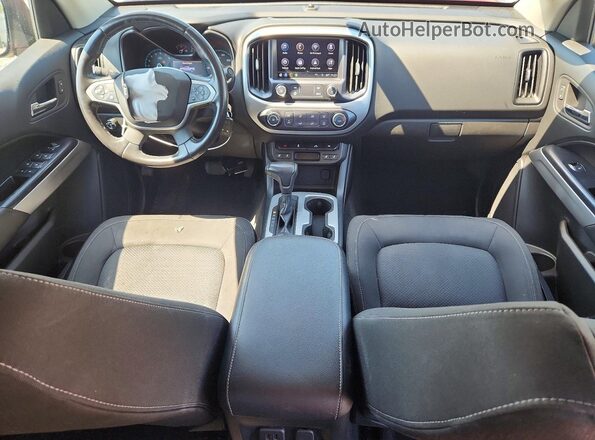 1GCGSCEN1L1107877 2020 CHEVROLET COLORADO Red Вид панелі приладів