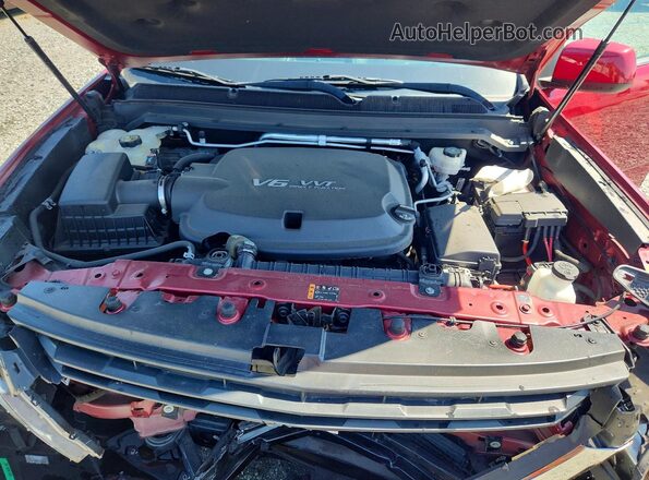1GCGSCEN1L1107877 2020 CHEVROLET COLORADO Red Вид задньої частини салону