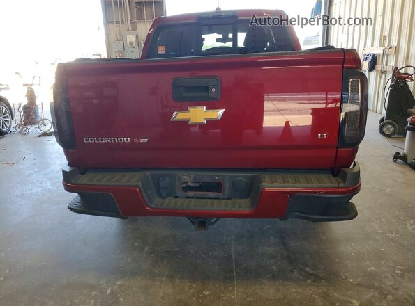 1GCGSCEN2J1179460 2018 CHEVROLET COLORADO Burgundy უკანა ხედი