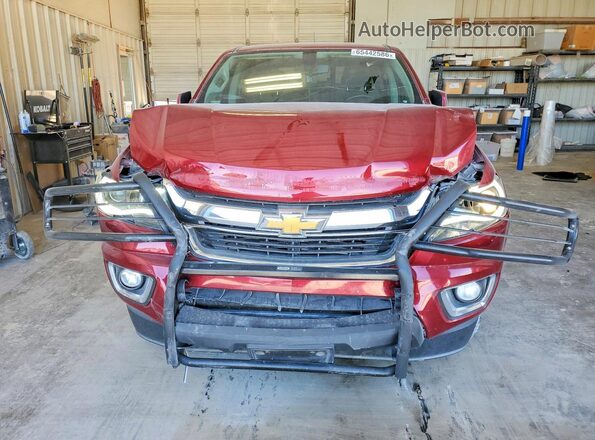 1GCGSCEN2J1179460 2018 CHEVROLET COLORADO Burgundy წინა ხედი