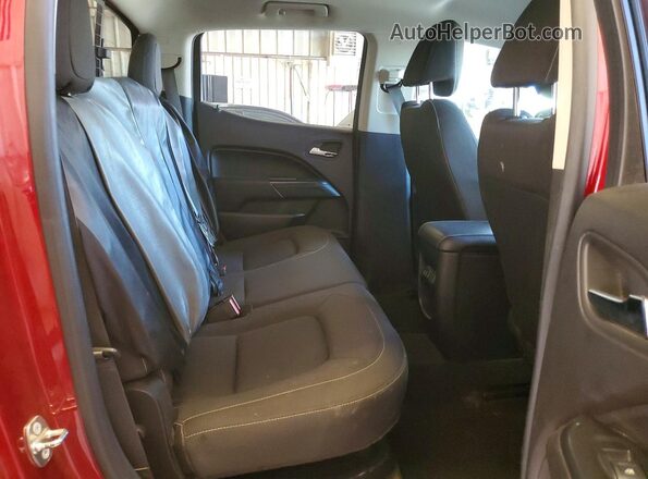 1GCGSCEN2J1179460 2018 CHEVROLET COLORADO Burgundy უკანა სავარძლების ხედი