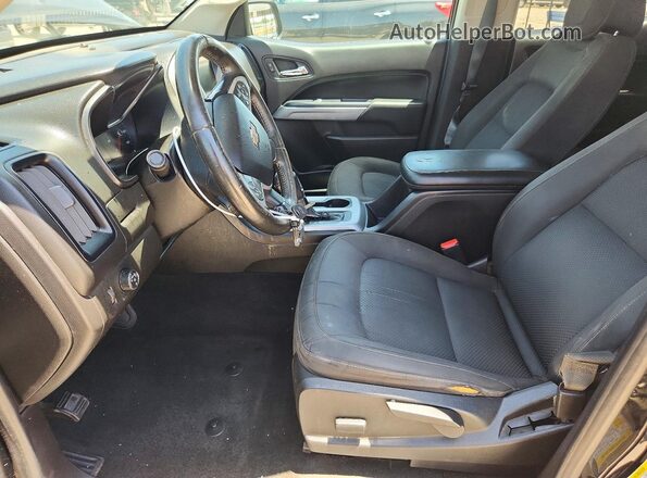1GCGSCEN2J1325842 2018 CHEVROLET COLORADO Black წინა სალონის ხედი