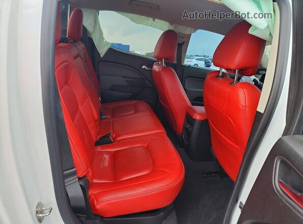 1GCGSCEN2K1106378 2019 CHEVROLET COLORADO White Вид задніх сидінь