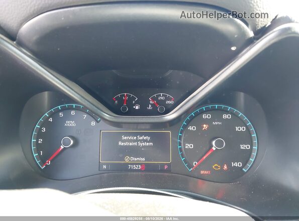1GCGSCEN2K1118658 2019 CHEVROLET COLORADO Blue Widok tylnych siedzeń