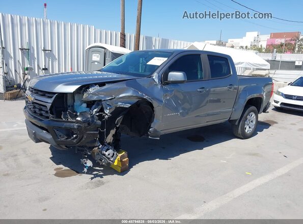 1GCGSCEN2N1236908 2022 CHEVROLET COLORADO Gray Передня ліва чверть
