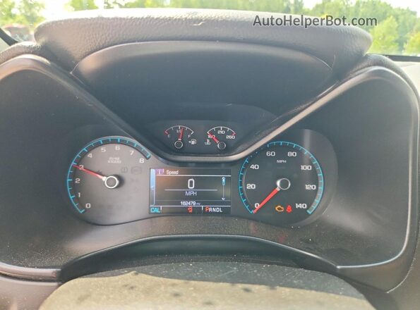 1GCGSCEN3H1290416 2017 CHEVROLET COLORADO Черный Вид щитка приборов