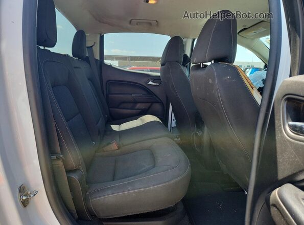 1GCGSCEN3J1285271 2018 CHEVROLET COLORADO White უკანა სავარძლების ხედი