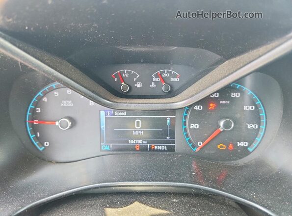 1GCGSCEN3J1285271 2018 CHEVROLET COLORADO White ხელსაწყოთა პანელის ხედი