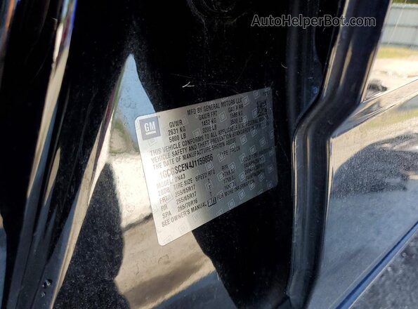 1GCGSCEN4J1159856 2018 CHEVROLET COLORADO Black ძრავის განყოფილების ხედი