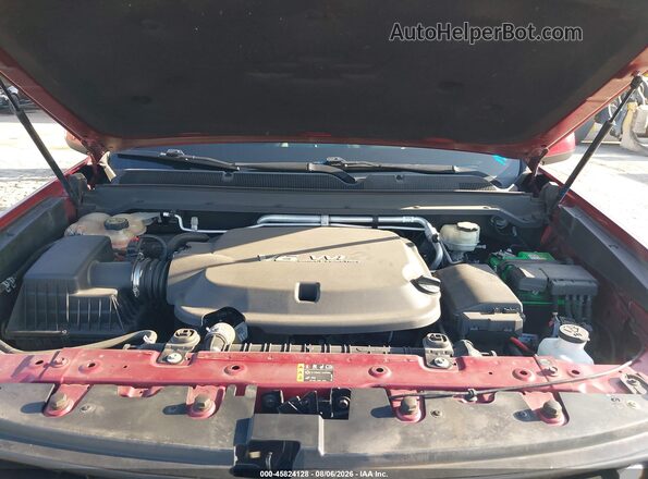 1GCGSCEN5H1207844 2017 CHEVROLET COLORADO Red Вид ззаду