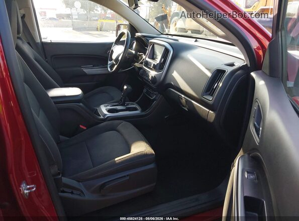 1GCGSCEN5H1207844 2017 CHEVROLET COLORADO Red Вид салону спереду