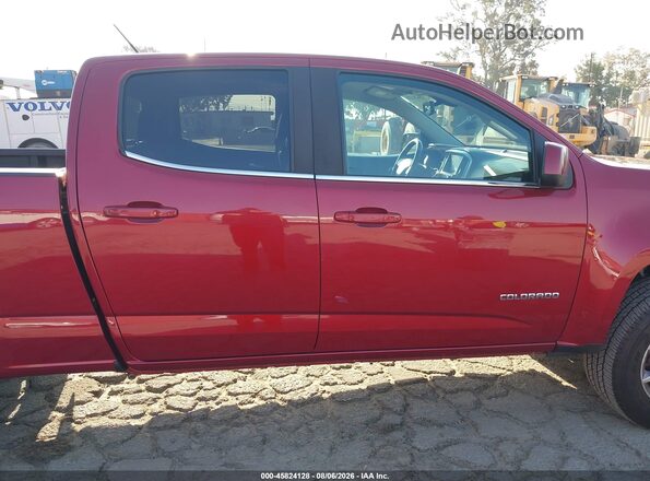 1GCGSCEN5H1207844 2017 CHEVROLET COLORADO Red Вид задньої частини салону