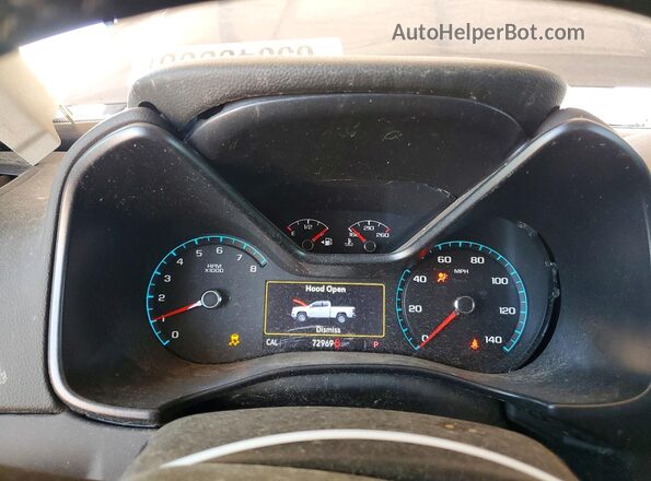 1GCGSCEN5K1159463 2019 CHEVROLET COLORADO Gray ხელსაწყოთა პანელის ხედი