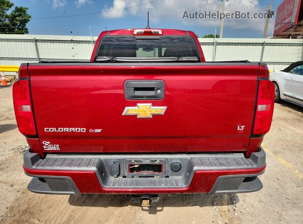 1GCGSCEN6K1317518 2019 CHEVROLET COLORADO Red უკანა ხედი