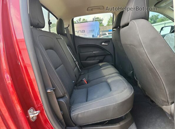 1GCGSCEN6K1317518 2019 CHEVROLET COLORADO Red უკანა სავარძლების ხედი