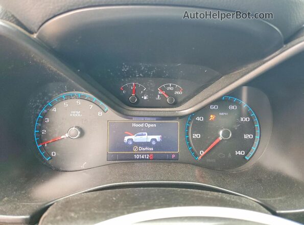 1GCGSCEN6L1190707 2020 CHEVROLET COLORADO Gray Widok zestawu wskaźników