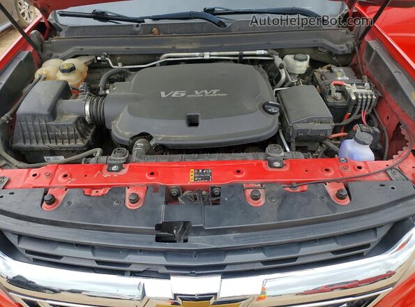 1GCGSCEN6L1191162 2020 CHEVROLET COLORADO Red Սալոնի հետևի տեսք