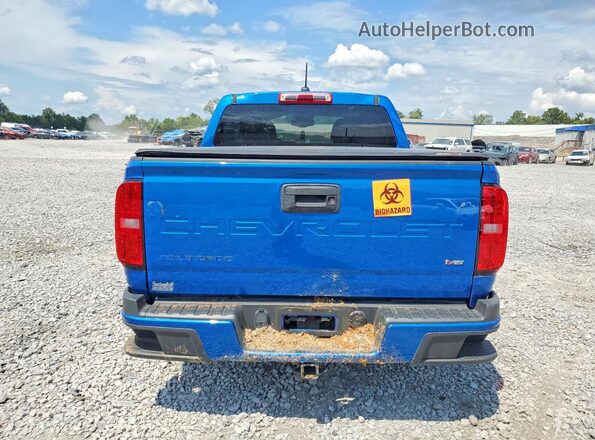 1GCGSCEN6N1257194 2022 CHEVROLET COLORADO Синий Вид сзади