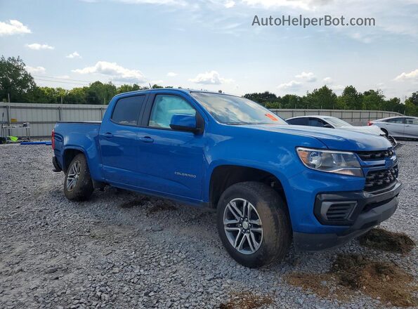 1GCGSCEN6N1257194 2022 CHEVROLET COLORADO Синий Передняя правая четверть