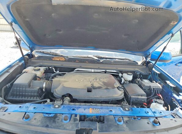 1GCGSCEN6N1257194 2022 CHEVROLET COLORADO Синий Вид задней части салона