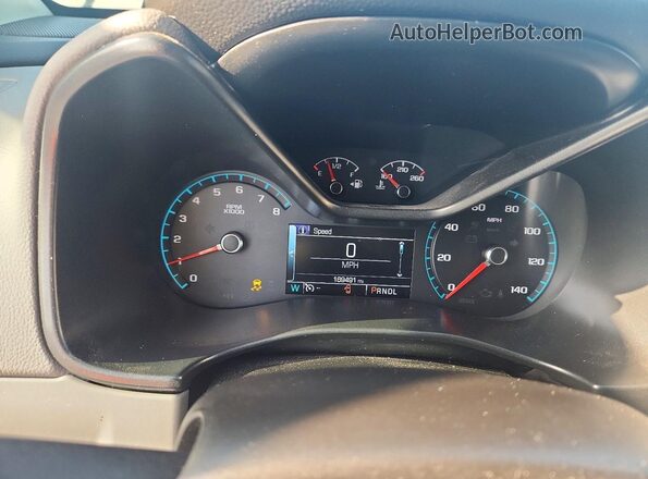 1GCGSCEN8H1213699 2017 CHEVROLET COLORADO Black Вид щитка приладів