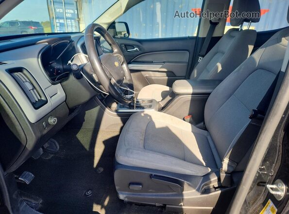 1GCGSCEN8H1213699 2017 CHEVROLET COLORADO Black Вид салону спереду