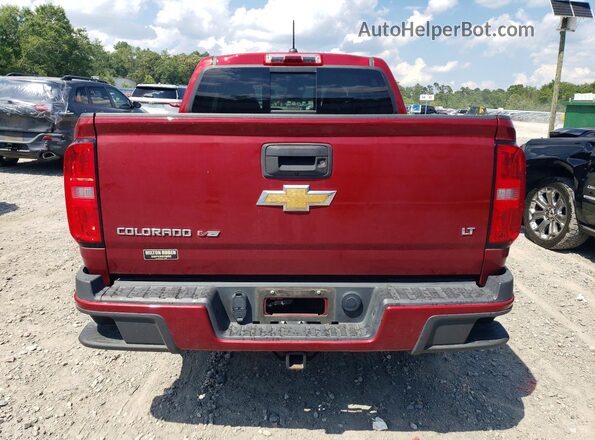1GCGSCEN8H1324611 2017 CHEVROLET COLORADO Red Հետևի տեսք