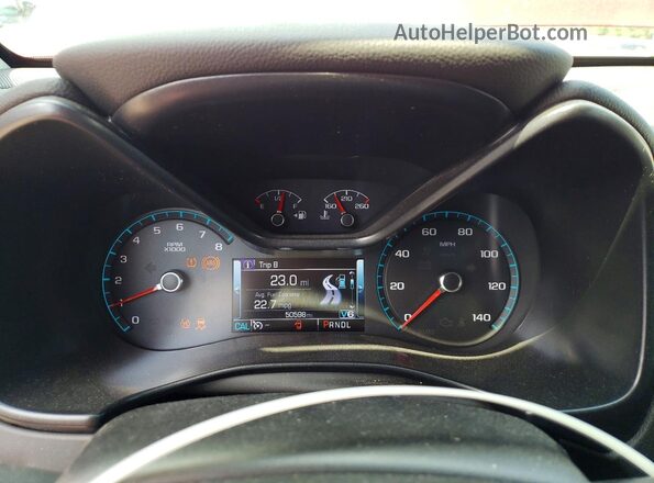 1GCGSCEN8H1324611 2017 CHEVROLET COLORADO Red Սարքավորումների վահանակի տեսք