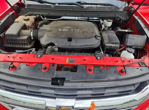 1GCGSCEN9L1212019 2020 CHEVROLET COLORADO Red Vista interior trasera