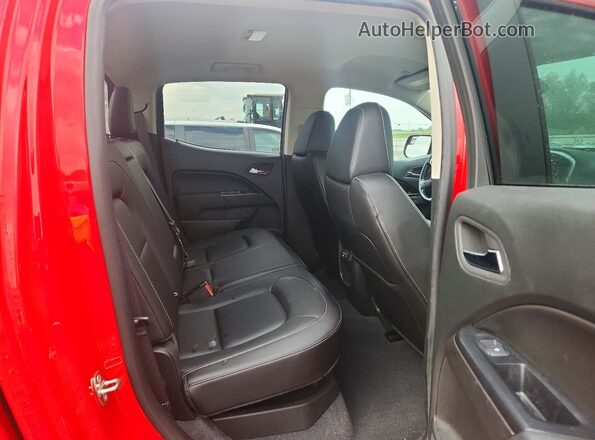 1GCGSCEN9L1212019 2020 CHEVROLET COLORADO Red Vista de los asientos traseros