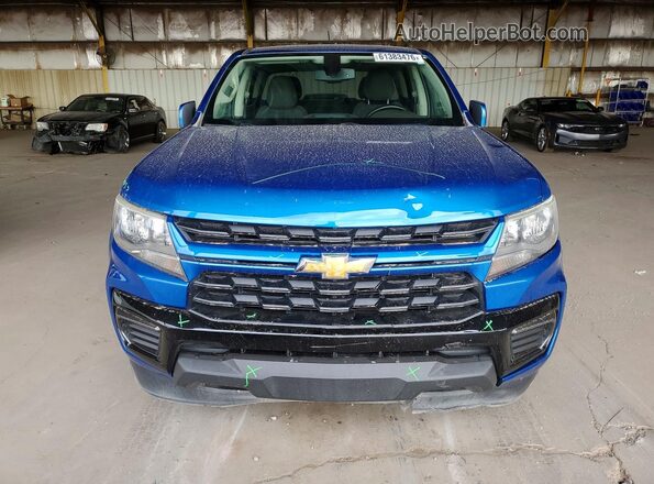 1GCGSCEN9M1130485 2021 CHEVROLET COLORADO Blue Вид спереду