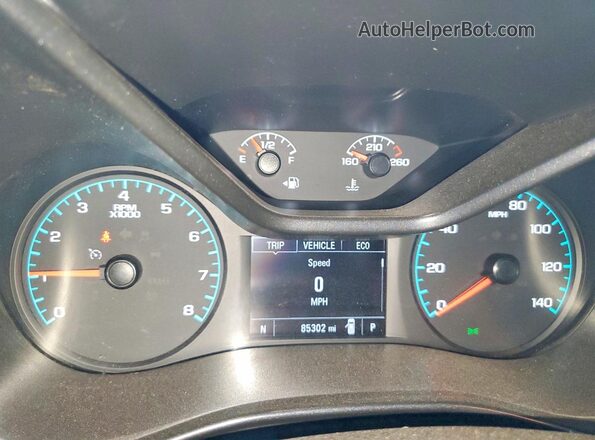 1GCGSCEN9M1130485 2021 CHEVROLET COLORADO Blue Вид щитка приладів