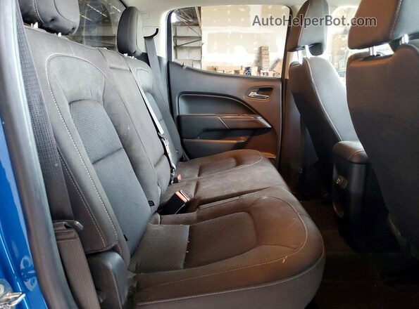 1GCGSCEN9M1130485 2021 CHEVROLET COLORADO Blue Вид задніх сидінь