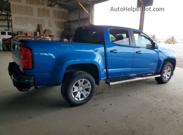 1GCGSCEN9M1130485 2021 CHEVROLET COLORADO Blue Задня права чверть