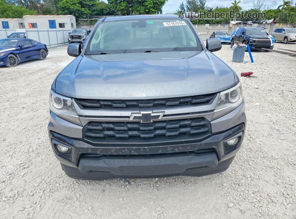 1GCGSCEN9M1288356 2021 CHEVROLET COLORADO Gray Front view