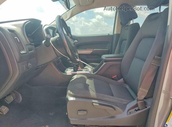 1GCGSCENXM1130317 2021 CHEVROLET COLORADO Gray Front interior view