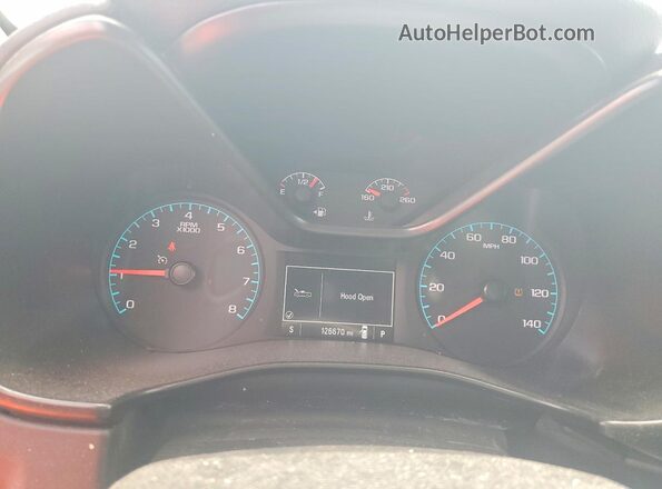 1GCGSCENXM1130317 2021 CHEVROLET COLORADO Gray Instrument cluster view