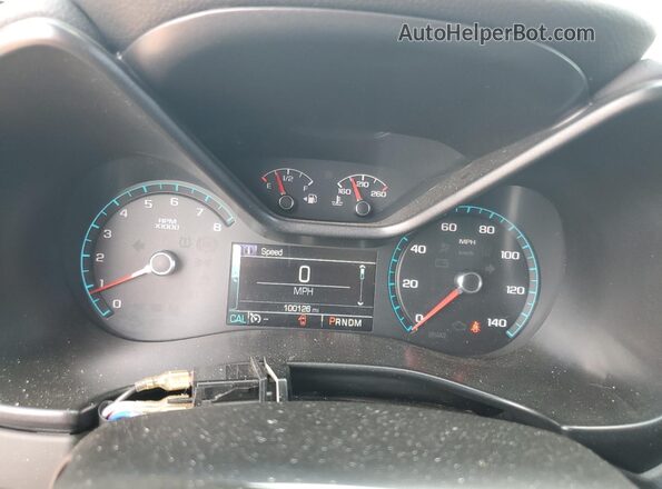 1GCGSDE34G1361674 2016 CHEVROLET COLORADO Gray Սարքավորումների վահանակի տեսք